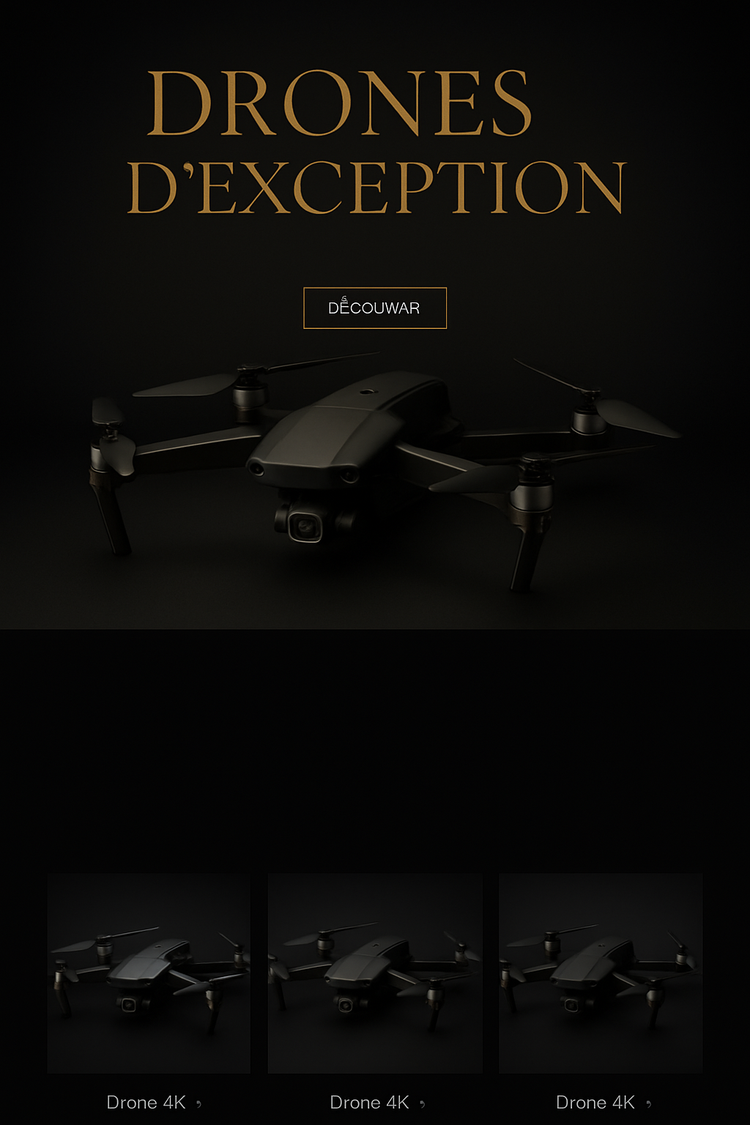 Drones d’exception – Technologie aérienne de pointe