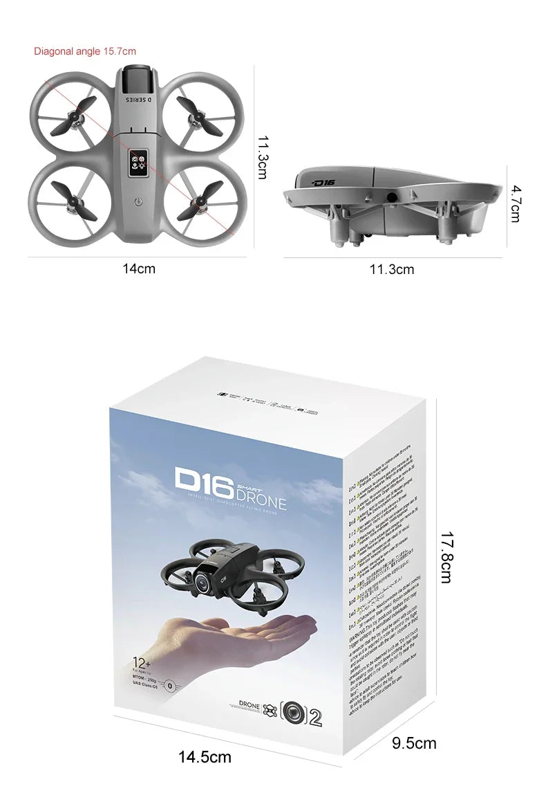 Xiaomi D16 Drone 8K – Double caméra, GPS, évitement d’obstacles et vol pro sans compromis !