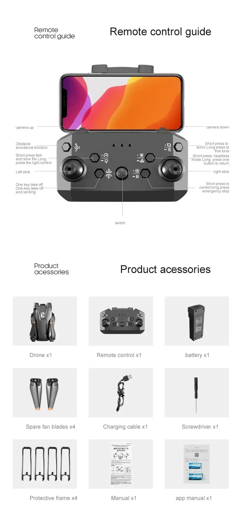 Xiaomi Z908 Pro MAX Drone 8K Professional Dual Camera GPS FPV Brushless Motor Optical Flow Hovering Folding Quadcopter 10000M