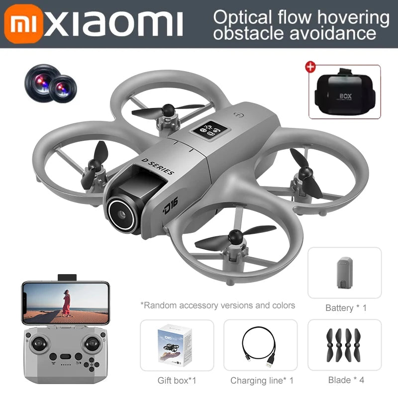 Xiaomi D16 Drone 8K – Double caméra, GPS, évitement d’obstacles et vol pro sans compromis !
