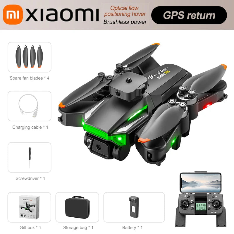 Xiaomi RG606 Drone 8K – Double caméra, GPS & vol pro ultra stable avec évitement d’obstacles !