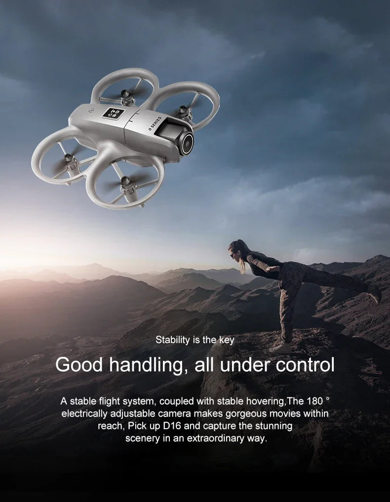 Xiaomi D16 Drone 8K – Double caméra, GPS, évitement d’obstacles et vol pro sans compromis !