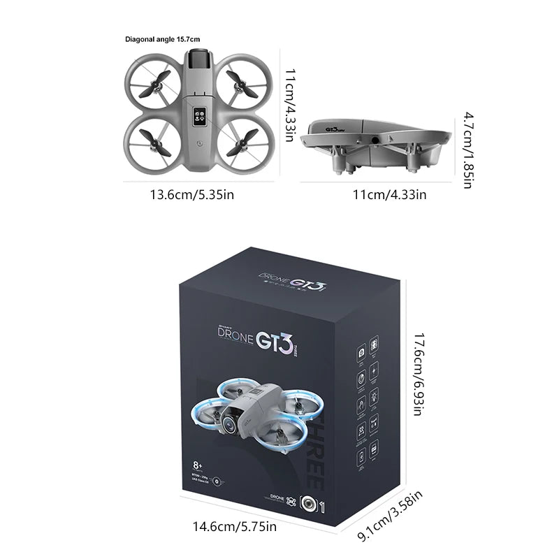 Xiaomi Original GT3 Drone 8K 5G GPSPhotography Remote Control Professional HD Aerial Aircraft HD Dual Camera Quadcopter Toy UAV