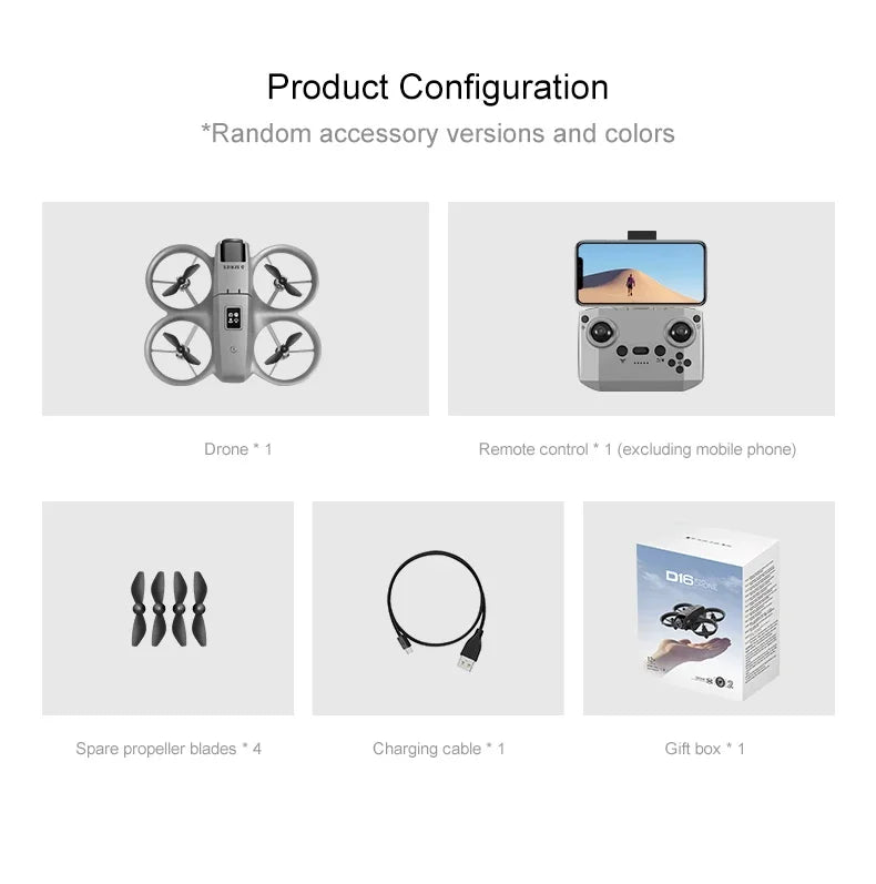 Xiaomi D16 Drone 8K – Double caméra, GPS, évitement d’obstacles et vol pro sans compromis !
