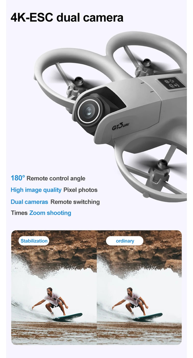 Xiaomi Original GT3 Drone 8K 5G GPSPhotography Remote Control Professional HD Aerial Aircraft HD Dual Camera Quadcopter Toy UAV