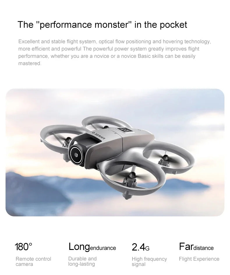 Xiaomi D16 Drone 8K – Double caméra, GPS, évitement d’obstacles et vol pro sans compromis !