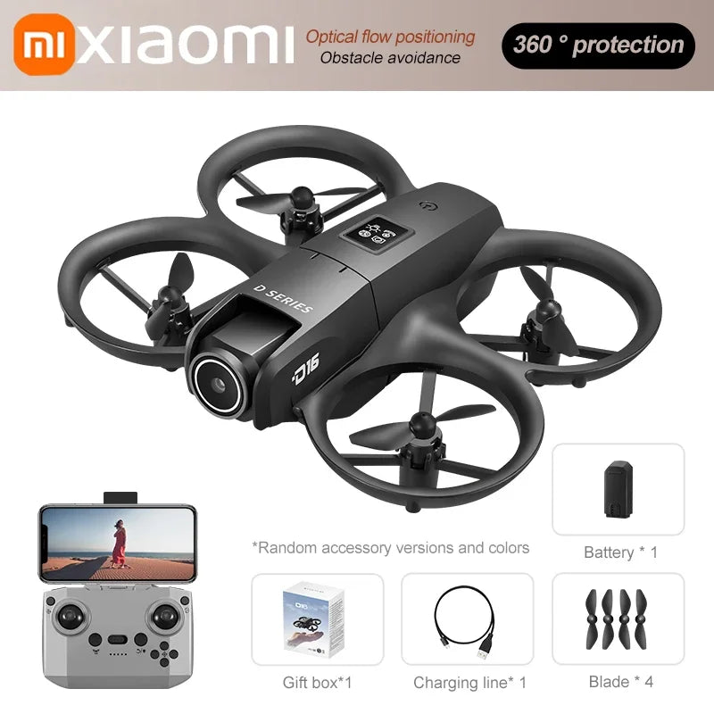 Xiaomi D16 Drone 8K – Double caméra, GPS, évitement d’obstacles et vol pro sans compromis !