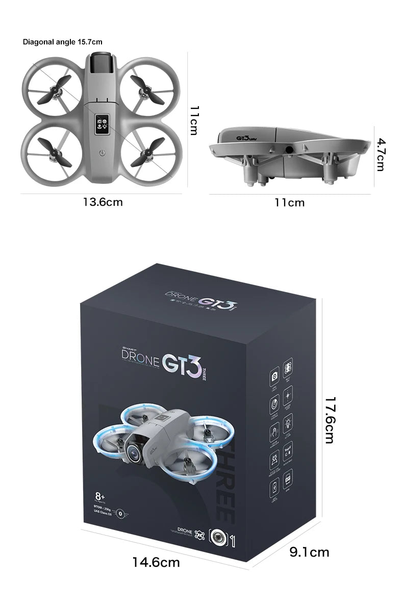 Xiaomi GT3 Drone 8K – Volez en pro, filmez en HD, explorez en grand !