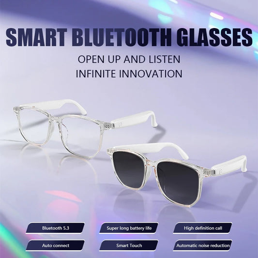 FashionCamera Smart Music Sunglasses Earphones Wireless Bluetooth Headset HIFI Sound Headphone Driving Glasses Hands-free Call