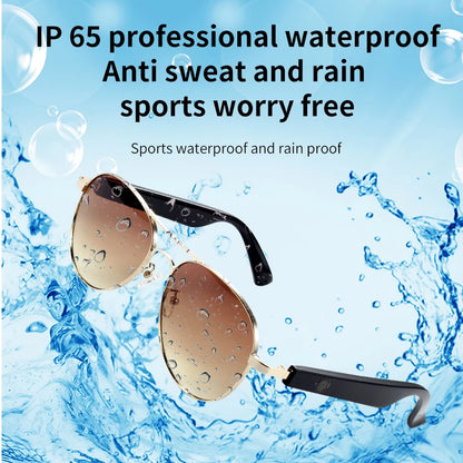 Fashionable womens smart glasses for listening to music calling navigation UV protection driving cycling tourism sunglasses
