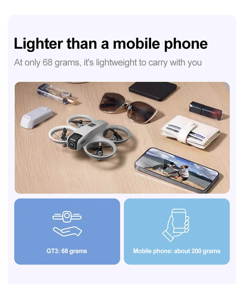 Xiaomi Original GT3 Drone 8K 5G GPSPhotography Remote Control Professional HD Aerial  Aircraft HD Dual Camera Quadcopter Toy UAV