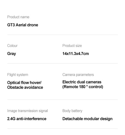 Xiaomi GT3 Drone 8K – Volez en pro, filmez en HD, explorez en grand !