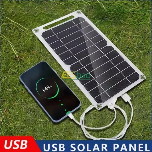 Chargeur Solaire Étanche USB – Énergie portable pour rando, camping & téléphone !