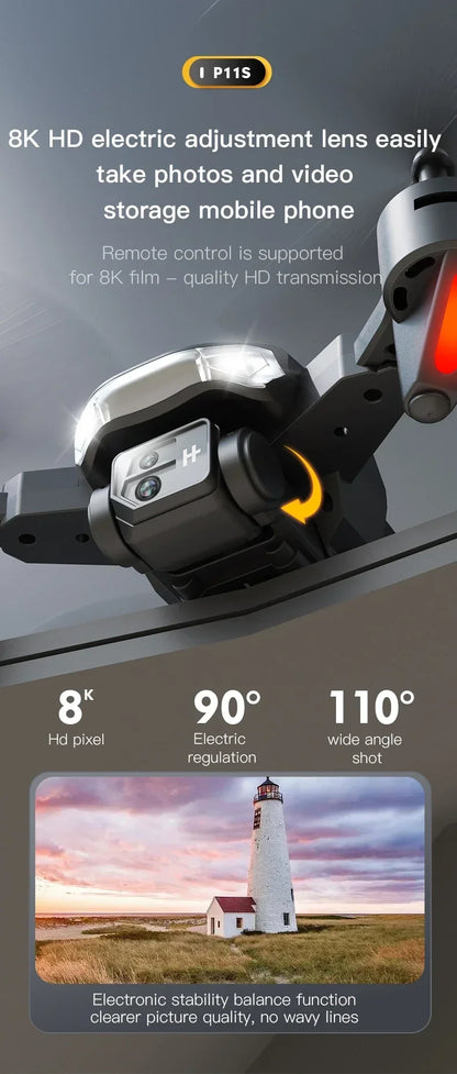 Xiaomi MIJIA P11 Max Drone 8K HD 5G GPS Professional Aerial Photography Dual Camera Obstacle Avoidanc Brushless Quadrotor 10000M