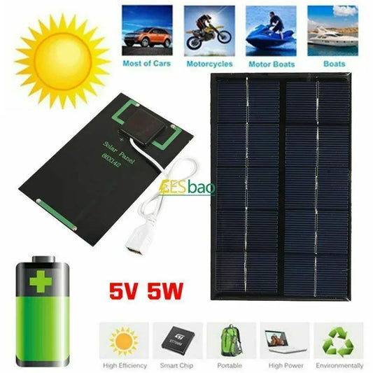 Chargeur Solaire Étanche USB – Énergie portable pour rando, camping & téléphone !