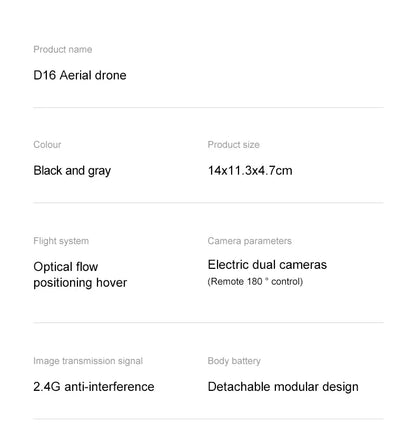 Xiaomi D16 Drone 8K – Double caméra, GPS, évitement d’obstacles et vol pro sans compromis !