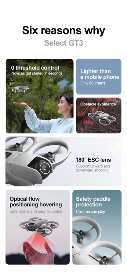 Xiaomi Original GT3 Drone 8K 5G GPSPhotography Remote Control Professional HD Aerial  Aircraft HD Dual Camera Quadcopter Toy UAV